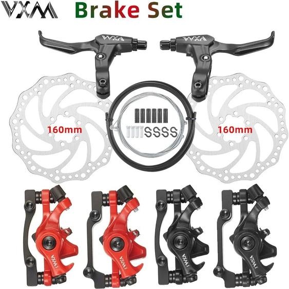VXM-Frein à disque de vélo en alliage daluminium, étrier mécanique de vélo, double frein de cyclisme, F160, R160, route de montagne, VTT