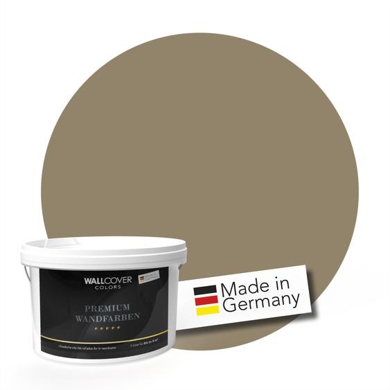 WALLCOVER PREMIUM Peinture murale Brun ambré positif Haut pouvoir couvrant Mat 1L pour 8 m