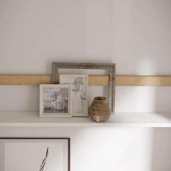 Wandregal CHESAPEAKE in Schnee Eiche/ Riviera Eiche Dekor - 150x32x20,4cm (BxHxT)