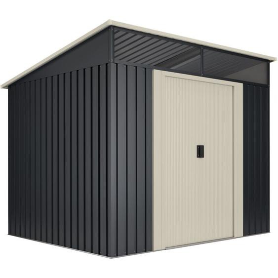 Abri de jardin Wasabi Stark 4.6 m2 - Garantie 10 ans - 194x239x203cm. Remise métal