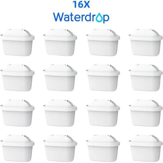 Waterdrop - Cartouche de Filtre à Eau, Remplacement pour Brita® Maxtra+® Plus, Maxtra Pro® All-in-1, Compatible avec Brita® Carafe Filtrante, Réduire