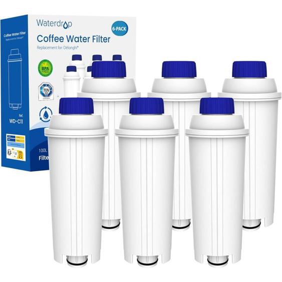 DLSC002 tüv süd Certifié, Filtre à Café Compatible avec DeLonghi DLSC002, dls C002, 9310926, SER3017, 5513292811 et Cafetière Expresso de ecam etam
