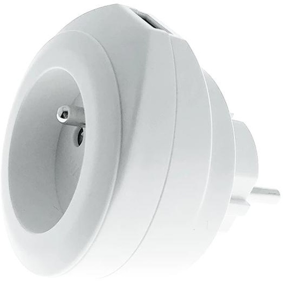 Watt and Co Chargeur universel mural USB-A pour smartphone et tablette - Blanc
