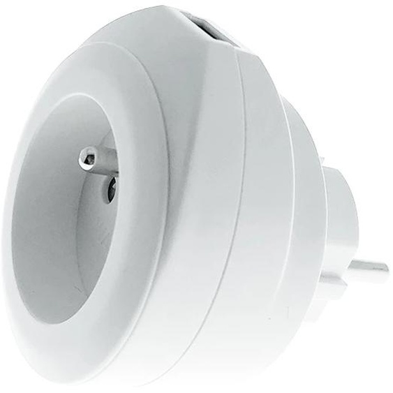 Watt and Co Chargeur universel mural USB-A pour smartphone et tablette - Blanc