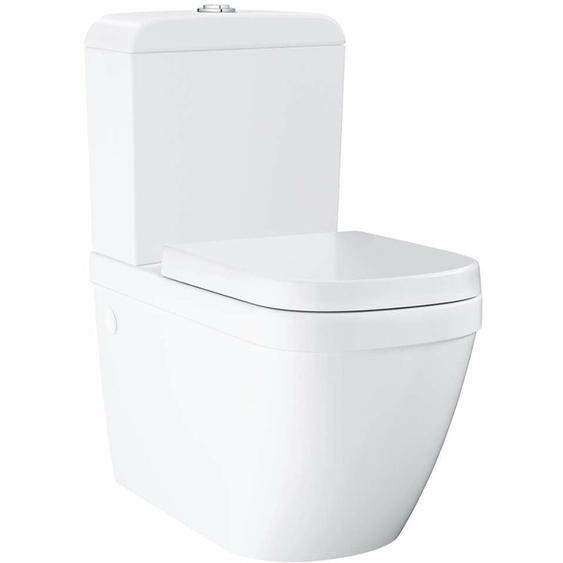 WC à poser GROHE Euro Ceramic 39462000 - Avec réservoir - Abattant softclose - Rimless - Blanc alpin