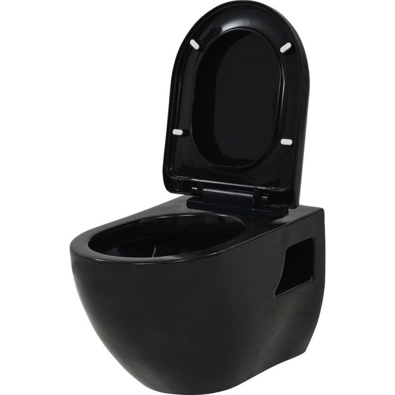 WC suspendu céramique noir
