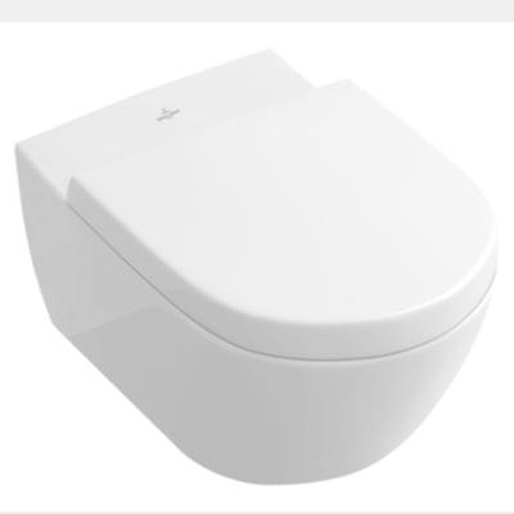 WC suspendu sans bride  Subway 2.0 blanc alpin avec abattant