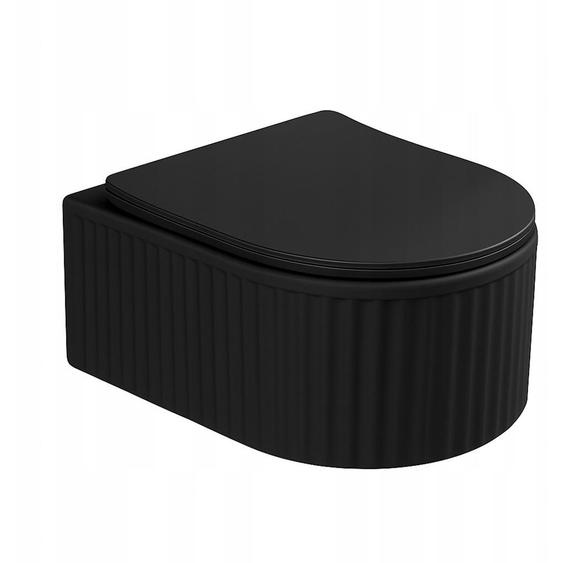 WC suspendu WC suspendu Siège de WC Cuvette de WC WC suspendu Noir