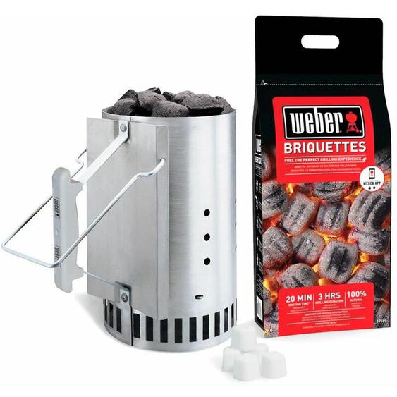 Kit dallumage cheminée pour barbecue charbon Weber