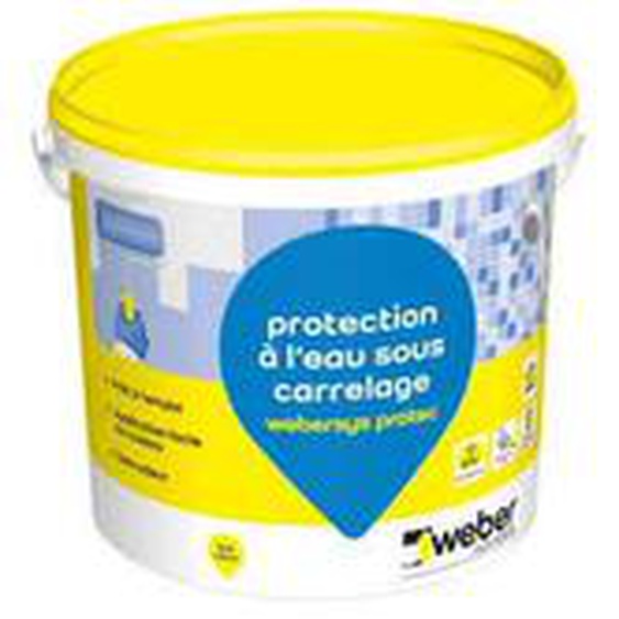 Weber Saint Gobain - Système de protection à leau sous carrelage 7 kg Weber.sys protec étanchéité - Weber