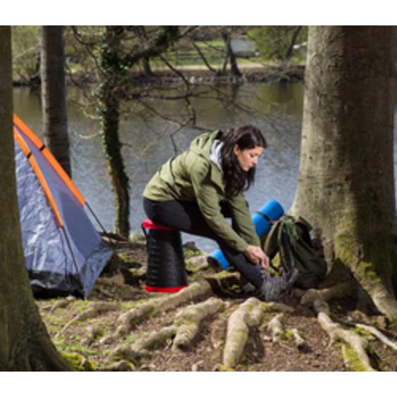 Tabouret télescopique SITTOGO NXT, en plastique, noir