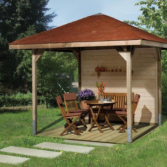 WEKA Tonnelle de jardin en bois PARADIES taille 3
