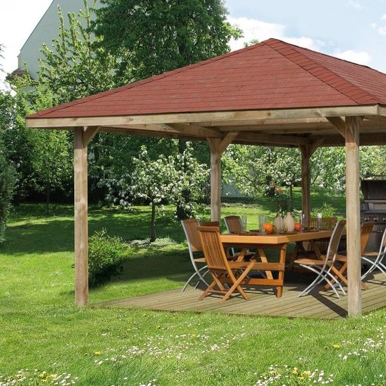 WEKA Tonnelle de jardin en bois Paradies taille 7
