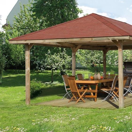WEKA Tonnelle de jardin en bois Paradies taille 8