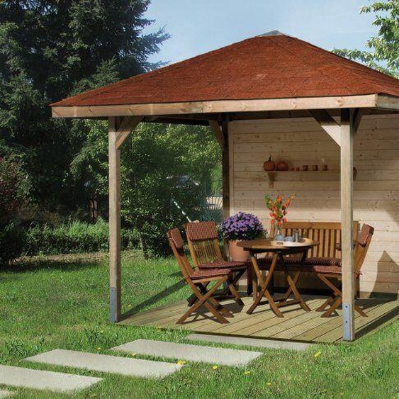 WEKA Tonnelle de jardin en bois PARADIES tailles 1 et 2