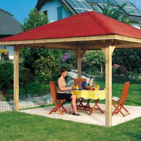 WEKA Tonnelle de jardin en bois PARADIES tailles 4 et 5