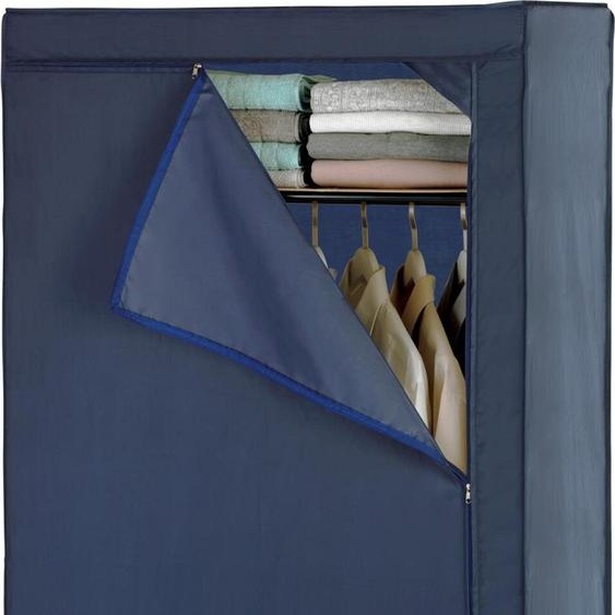 WENKO Armoire Business bleu 1 étagère 75,0 x 50,0 x 160,0 cm