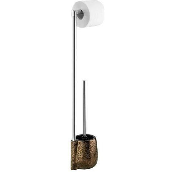 Wenko - Valet WC design ethnique Marrakesh - H. 72 cm - Marron