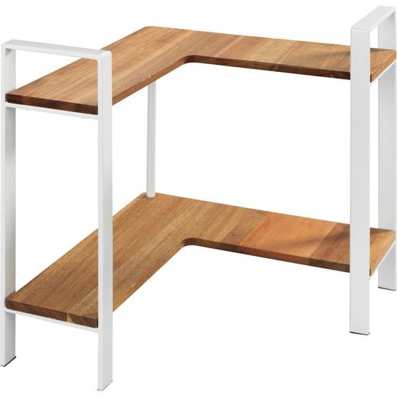 WENKO Etagère dangle de cuisine Mod. Louisa, 2 étages, 2 étagères en acacia