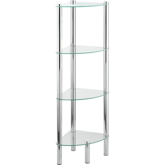 WENKO étagère dangle étagère de douche étagère dangle étagère murale Yago 4 étagères en verre