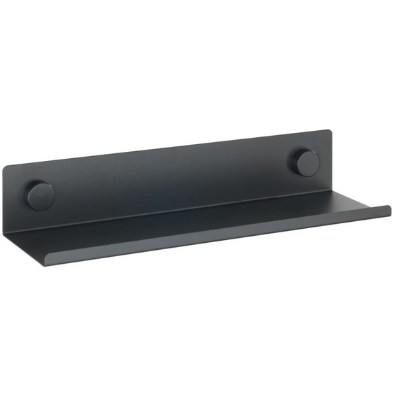 WENKO Etagère de cuisine Jet M en métal noir 40 x 7,5 x 12 cm