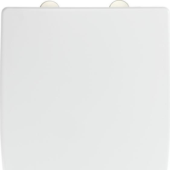 WENKO SIÈGE WC 8 Couvercle de WC avec lunette à fermeture automatique Salle de bain WC invités