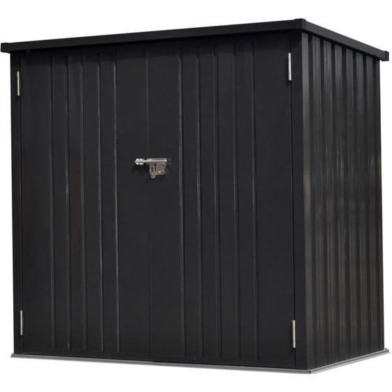 Werka Pro - Abri jardin métal 1,3m2 1.47x0.86 h1.34m