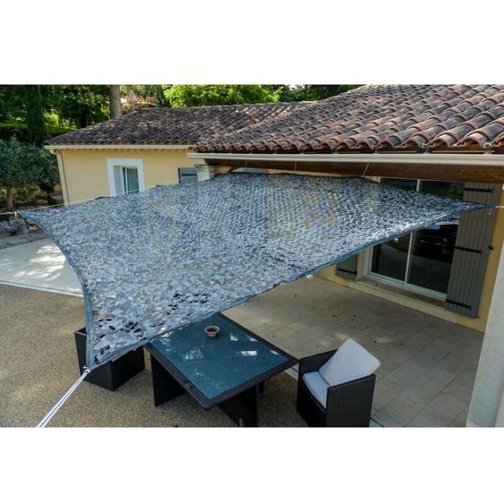 Werka Pro - Toile dombrage ajourée grise 120 g/m2 3 x 4m