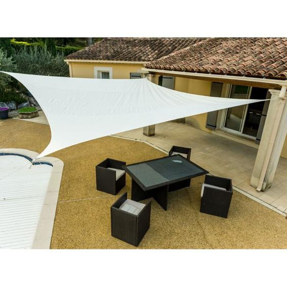 Werka Pro - Voile dombrage crème 4 x 5m