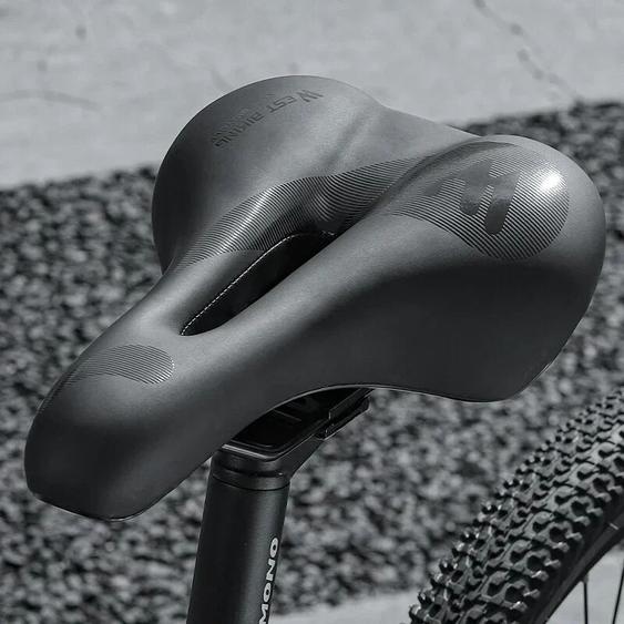 WEST BIKING – selle confortable pour vtt, vélo de banlieue de ville, selle en mousse épaisse, amortisseur de chocs, siège de vélo confortable, coussin respirant