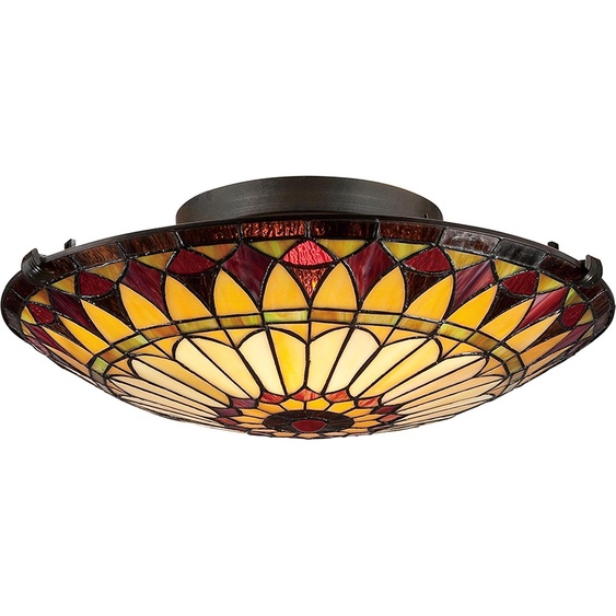 West End plafonnier bronze Quoizel QZ-WEST-END-F