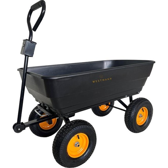 Westmann Prakta M Chariot de jardin en plastique avec fonction de basculement