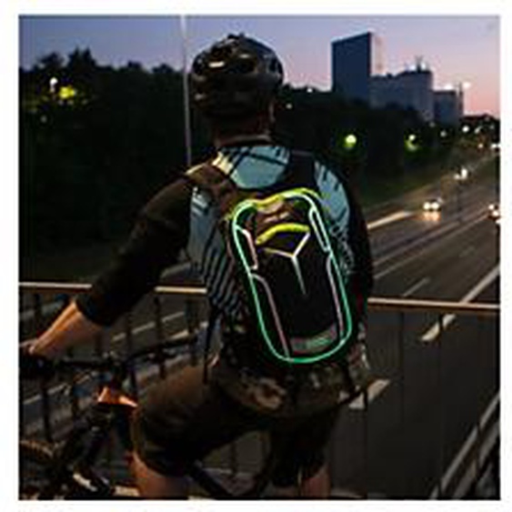 WHEEL BEE Sac à dos pour cycliste Stelvio, noir