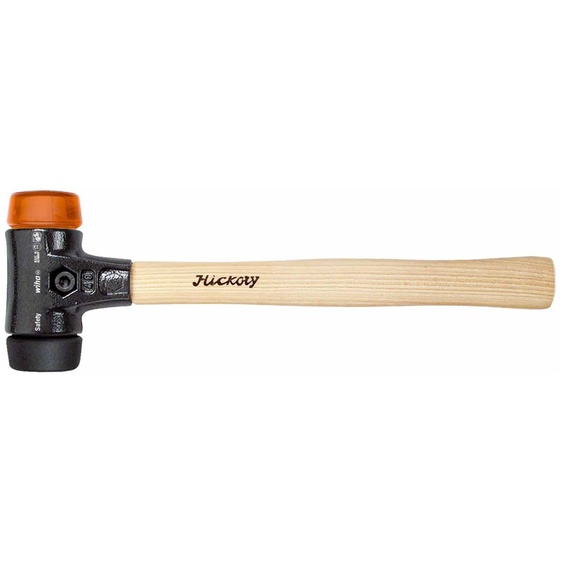 Wiha 26613 marteau Marteau à panne noire, orange, bois