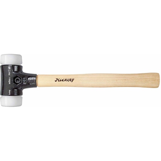 Wiha 26644 hammer Mallet Black, White, Wood
