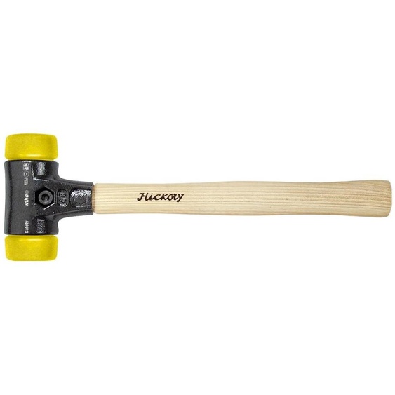 Wiha Safety marteau à face souple, jaune/jaune