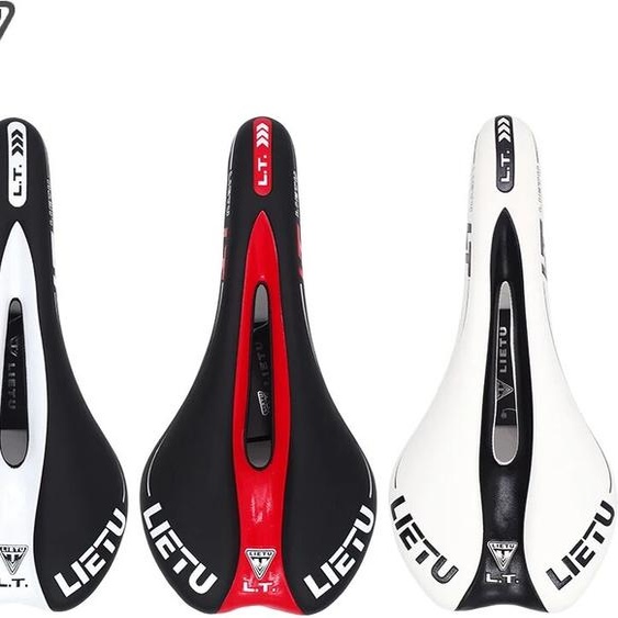 Wildside vente vélo selle de vélo vtt route cyclisme selle siège en cuir PU confortable 273*135mm siège de vélo noir pièces de vélo