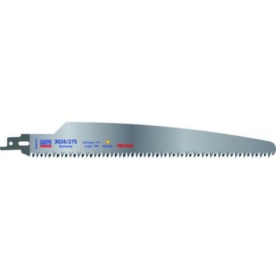 Wilpu 2 lames de scie sabre pour le bois et le plastique 275x34x1,6mm Z6