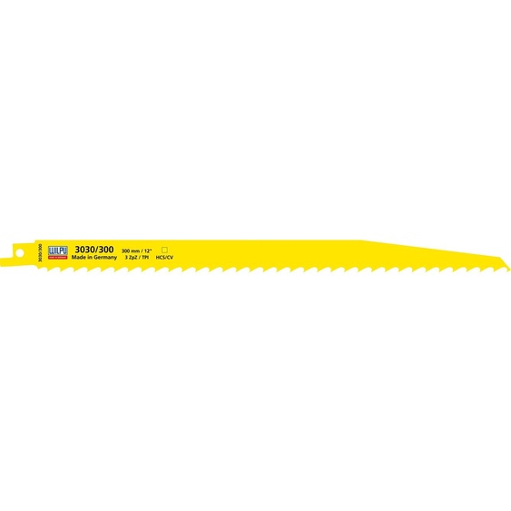 Wilpu 5 lames de scie sabre pour le bois et le plastique 300x20x2,27mm Z3