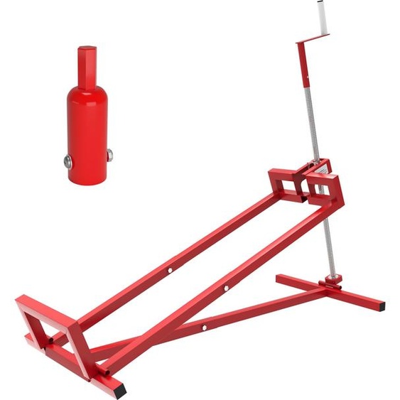 Wiltec Kit Cric lève Tracteur Tondeuse avec Adaptateur pour Visseuse sans fil – 250 kg max. – Acier – Mowerlifter Outillage de Mecanicien Treuil Palan Nettoyage facile