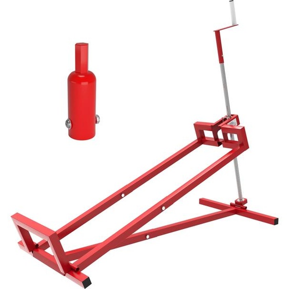 Wiltec Kit Cric lève Tracteur Tondeuse avec Adaptateur pour Visseuse sans fil – 400 kg max. – Acier – Mowerlifter Outillage de Mecanicien Treuil Palan Nettoyage facile