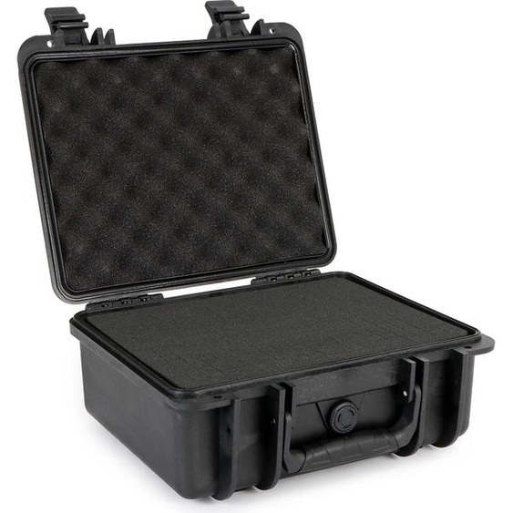 Wiltec Mallette de transport universelle robuste – 34 x 31 x 15,2 cm – en PP et Fibre de verre – avec Mousse cube personnalisable – Valise de protection pour équipements fragiles et délicats – IP67