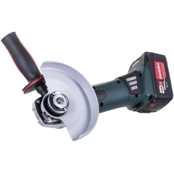 Winkelschleifer METABO W 18 LTX 150 QUICK (600404650) + metaBOX 165 L Koffer Grün, Schwarz