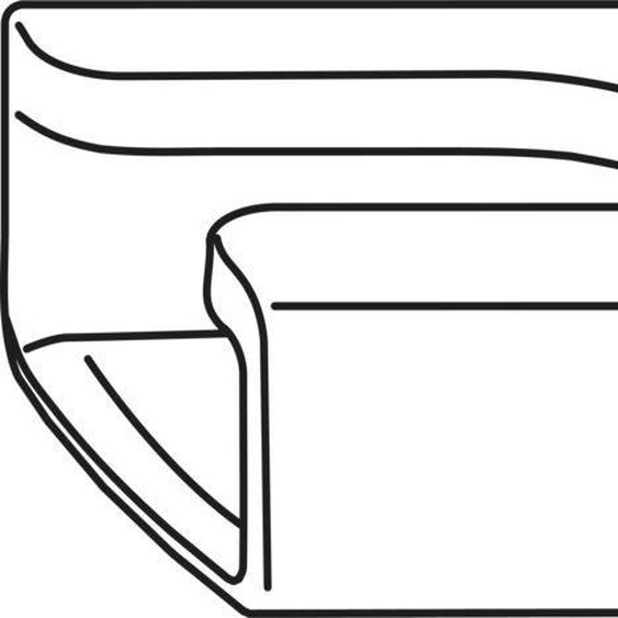 WINKHAUS gâche SBA.H.13-30, feuillure Euro 12/30-13V, zinc argenté