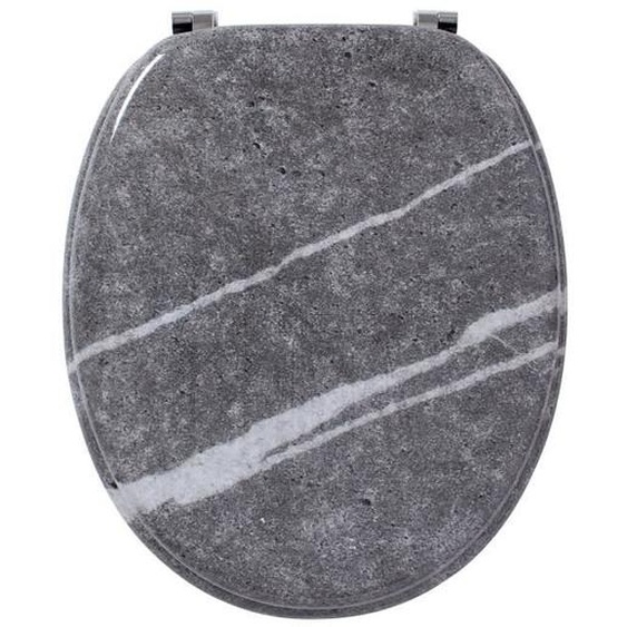 Wirquin 20720370, Rallongé, Siège de toilette dur, Gris, Blanc, Bois, 375 mm, 431 mm