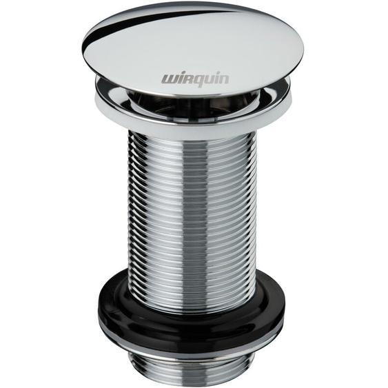 Bonde de lavabo design à écoulement libre sans corps de bonde Wirquin 30723425, gris