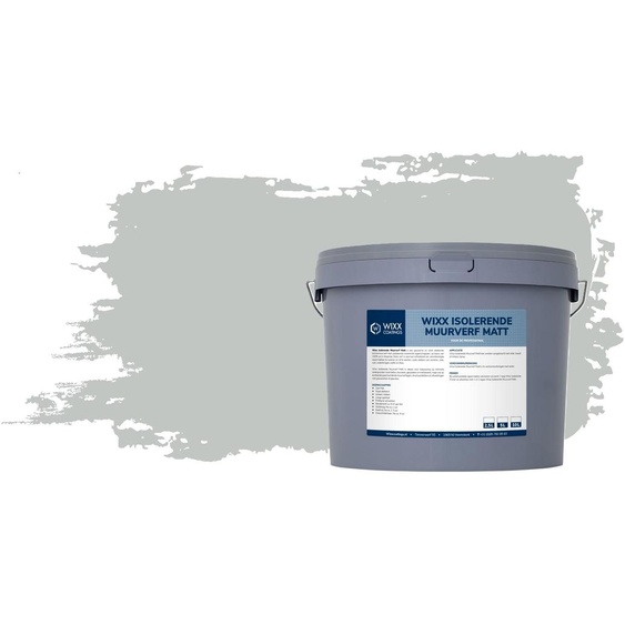 Wixx Peinture Murale Isolante Mate - RAL 7035 | Gris clair - 5L