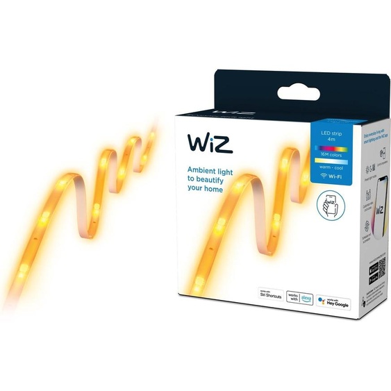 Wiz Ruban Led 4m Rvb Connecté Wifi 929003244801 Philips Wiz