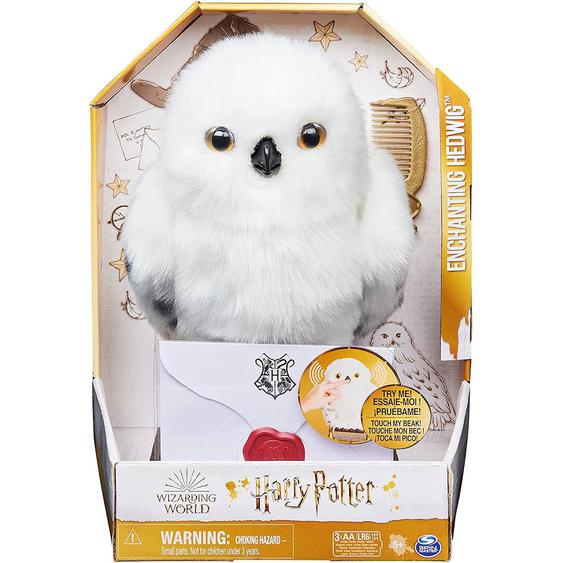 Wizarding World Harry Potter - Hibou Interactif En Peluche Hedwig Blanc