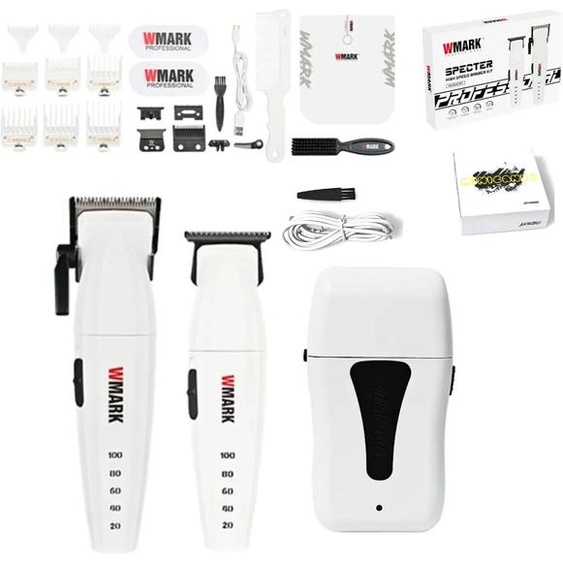 WMARK NG-8632 tondeuse à cheveux électrique professionnelle 9000 tr/min DLC lame tondeuse à cheveux avec lames de rechange 10000 tr/min rasoir Kit de barbier